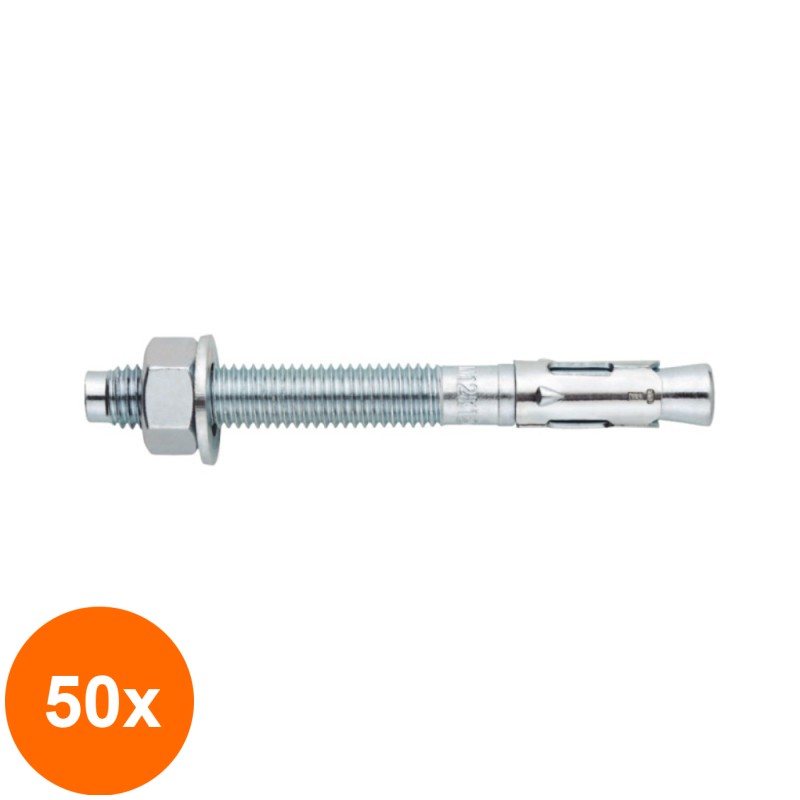 Set 50 x Conexpand Bolt Standard Otel Zincat IS Zn M12x180