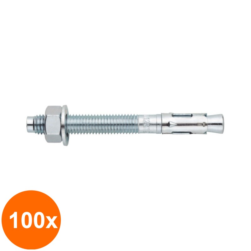 Set 100 x Conexpand Bolt Standard Otel Zincat IS Zn M8 x 155