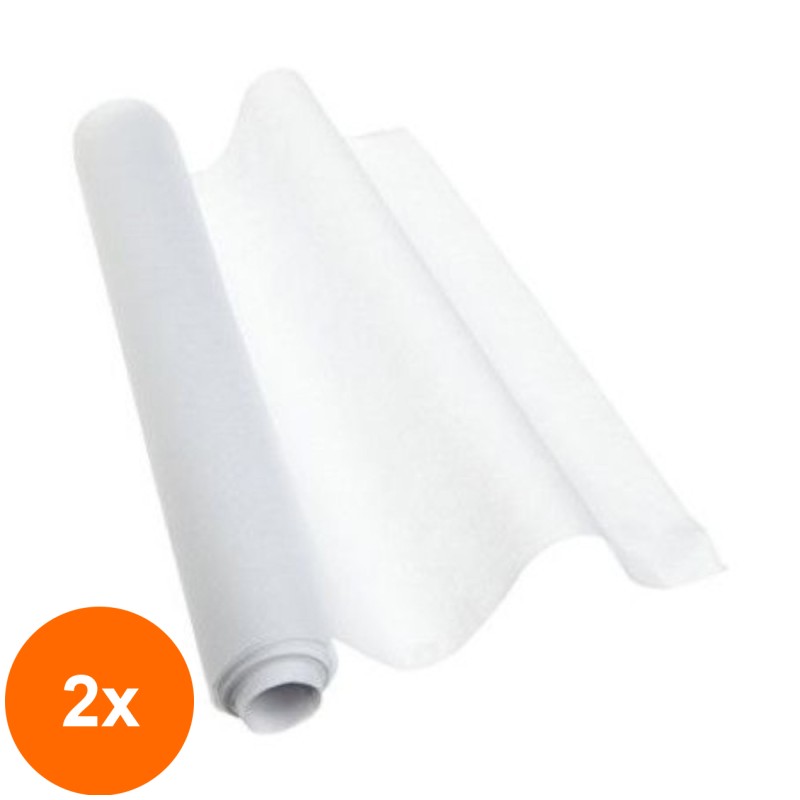 Set 2 x 500 Coli Hartie de Copt Siliconata, Alba, Standard, 40 x 60 cm