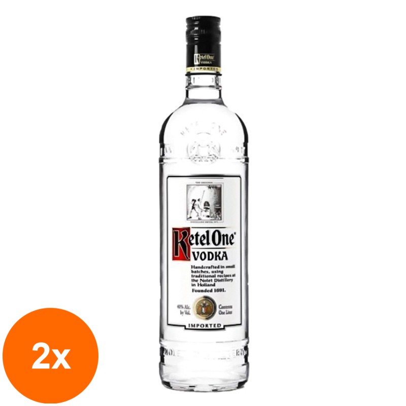 Set 2 x Vodka Ketel One, 40% Alcool, 1 l