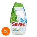 Set 2 x Detergent Lichid de Rufe Savex, Pure and Clean, 1.71 l