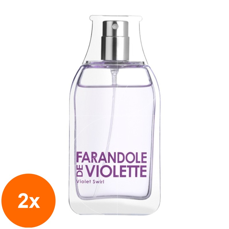 Set 2 x Apa de Toaleta Cottage Farandole de Violette, Femei, 50 ml