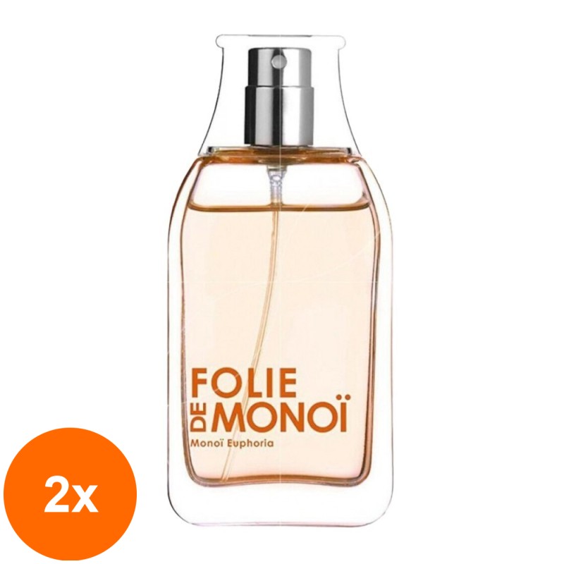 Set 2 x Apa de Toaleta Cottage Folie de Monoi, Femei, 50 ml