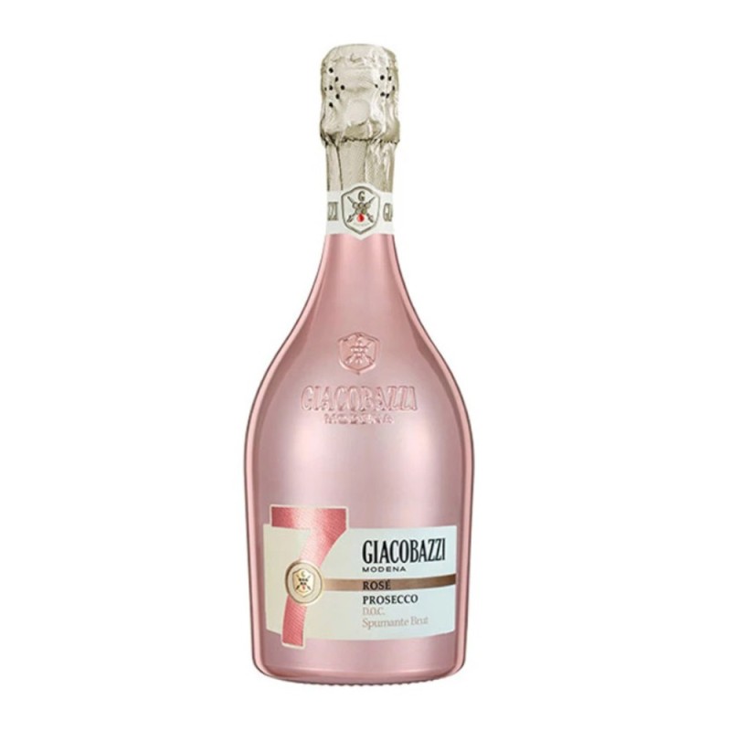 Prosecco Giacobazzi, 7 Brut DOC, Rose, 0.75 l