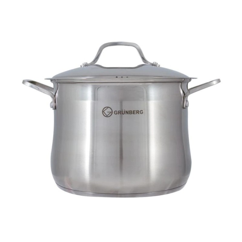 Oala din Inox cu Capac, 36 cm, 26.6 l, Grunberg