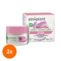 Set 2 x Crema de Fata Hidratanta, Ten Uscat/Sensibil, Elmiplant, 50 ml