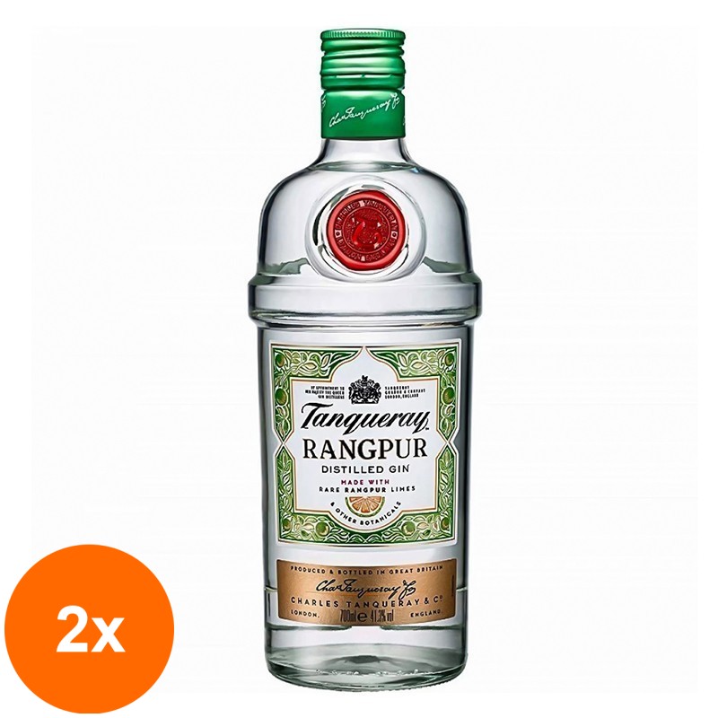 Set 2 x Gin Tanqueray Rangpur, 47.3% Alcool, 0.7 l