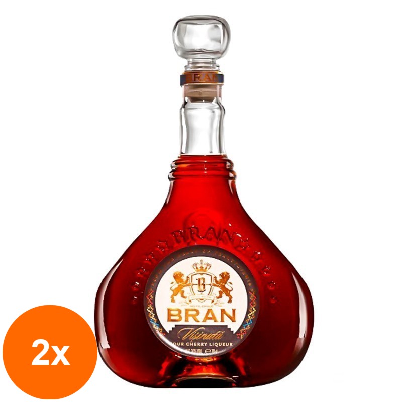 Set 2 x Visinata Bran, 30% Alcool, 0.7 l