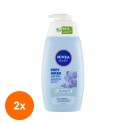 Set 2 x Gel de Dus, Nivea Baby, Ingrijire Delicata, 450 ml