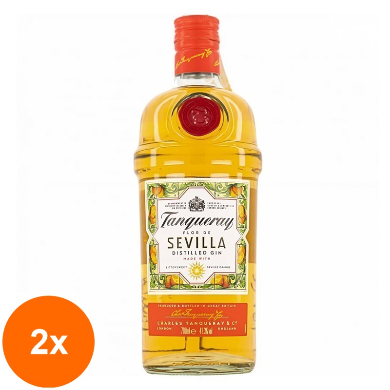 Set 2 x Gin Tanqueray Sevilla, 43.1% Alcool, 0.7 l