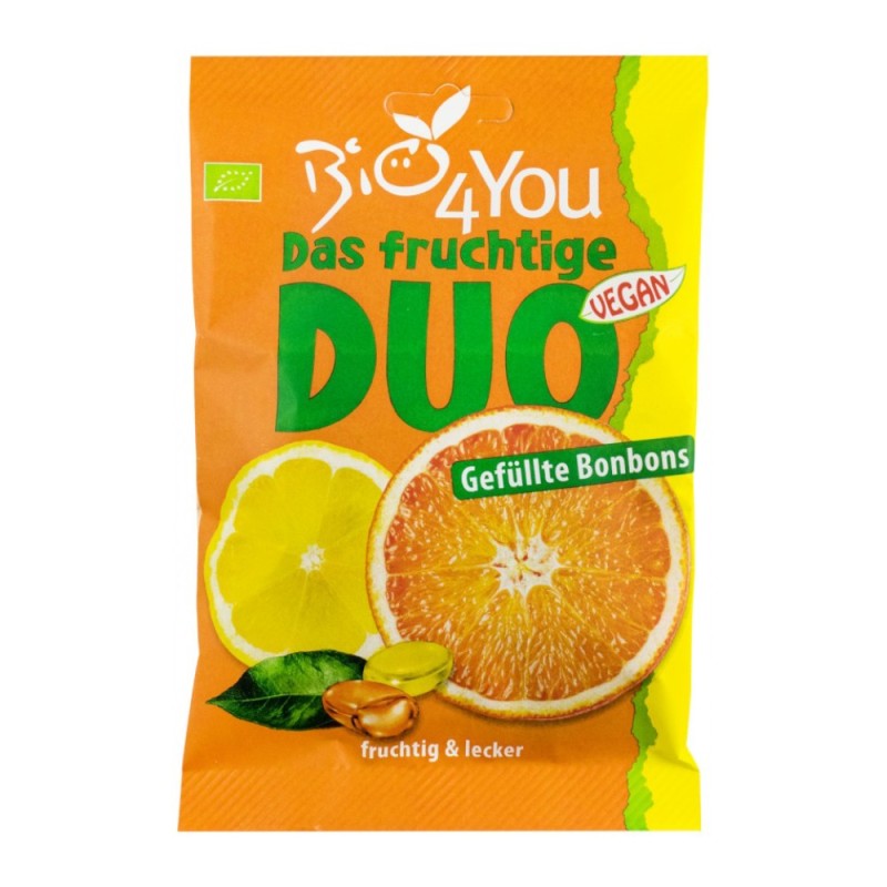 Dropsuri Bio Duo cu Lamaie si Portocale, Bio 4 You, 75 g