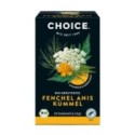 Ceai Bio din Plante Fenicul, Anason si Chimen, 20 Pliculete x 2 g, Choice, 40.0 g