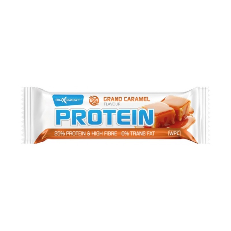 Baton Proteic Grand Caramel, Max Sport, 60 g