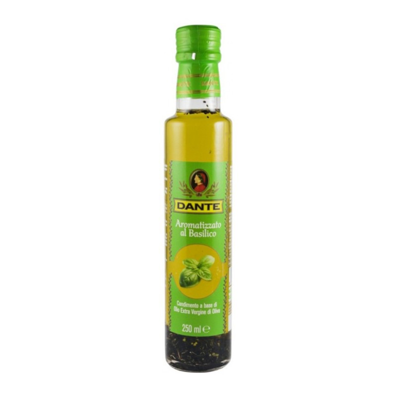 Ulei de Masline Extravirgin Aromat cu Busuioc, Olio Dante, 250 ml 