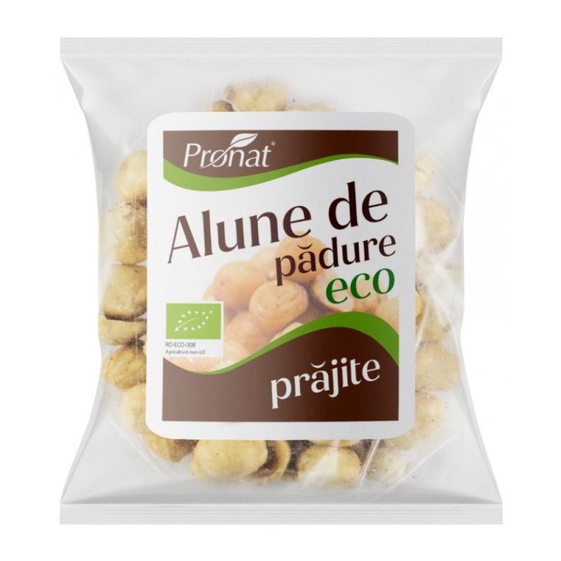 Alune de Padure Bio Prajite, Nesarate, 50 g