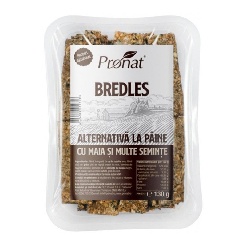 Bredles Alternativa la Paine cu Maia si Multe Seminte, 130 g