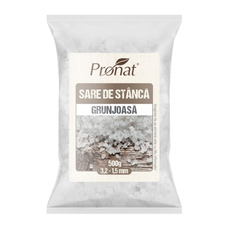 Sare de Stanca Grunjoasa 3.2 - 1.5 mm, 500 g