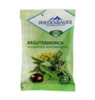 Bomboane cu 21 Plante Medicinale Wiedenbauer, fara Zahar, 75 g