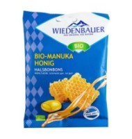 Bomboane Bio cu Miere de Manuka, Wiedenbauer, 60 g 