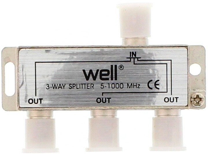 Spliter CaTV 3 Cai 1000 Mhz Well