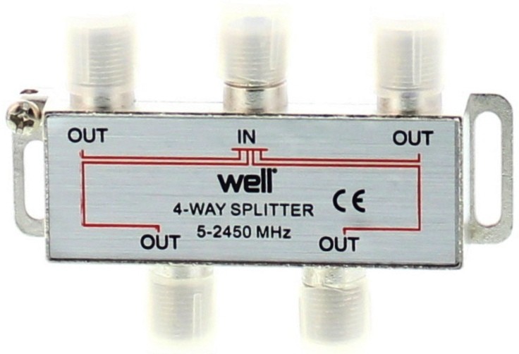 Spliter CaTV 4 Cai 2450 Mhz Well