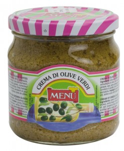 Menu - Crema Di Olive Verdi (crema de Masline Verzi) 390g