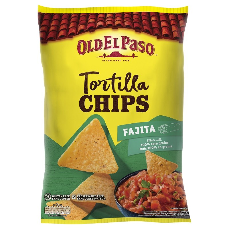 Old El Paso - Tortilla Chips Fajita 185g