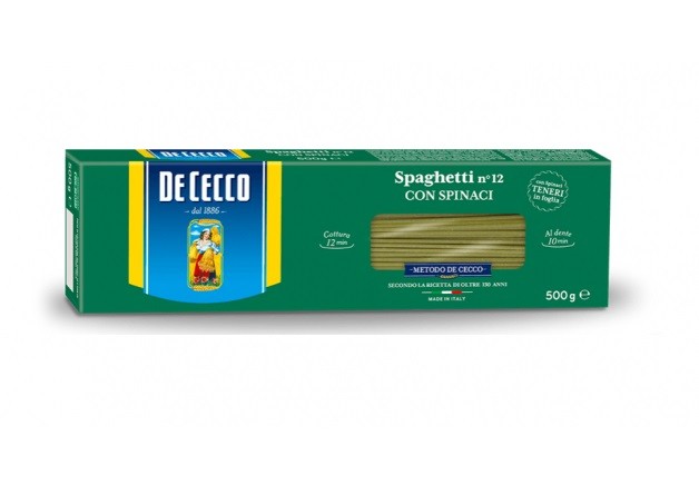 Spaghete cu Spanac De Cecco, 500g