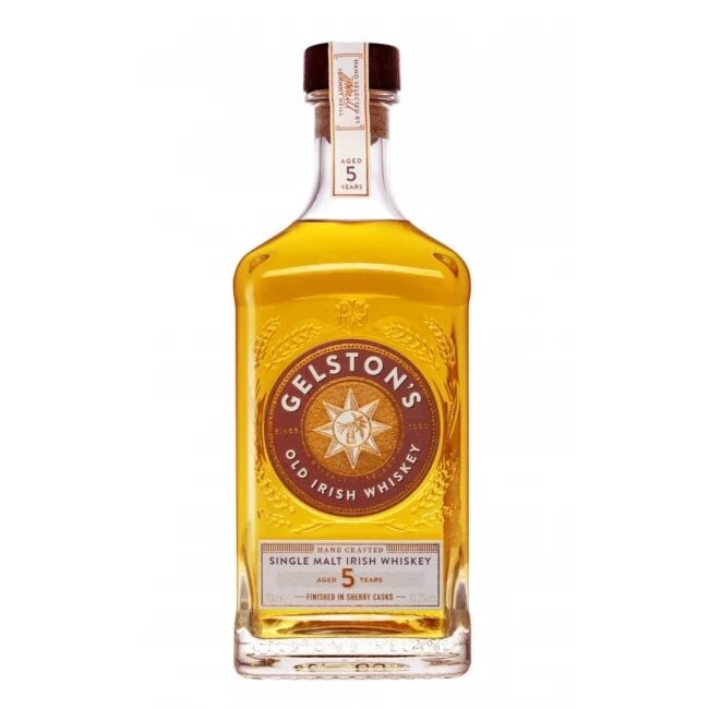 Whiskey Irlandez Single Malt Gelstons 5 Ani Vechime, Alcool 41,2%, 0.7L