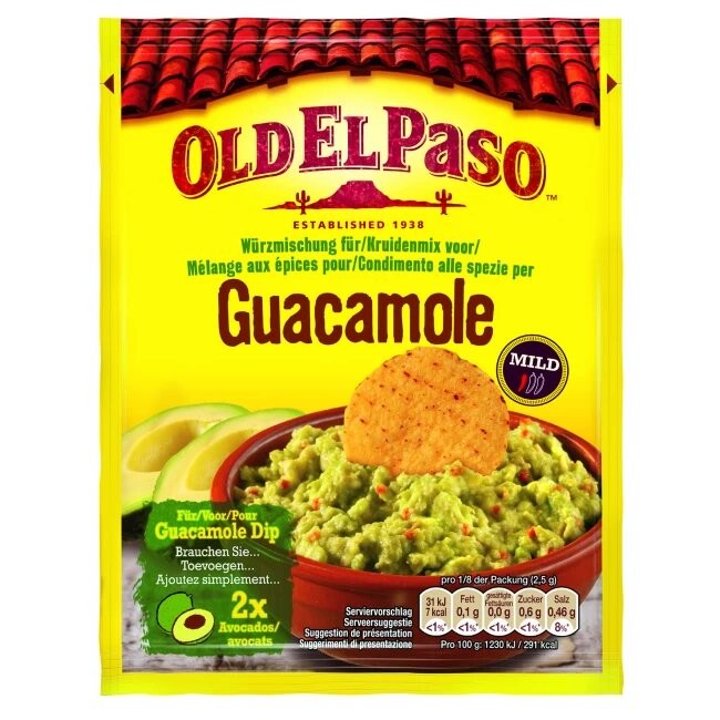 Mix Condimente Guacamole Old El Paso 20g