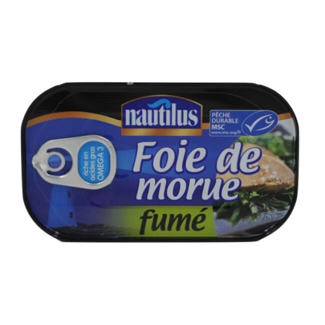 Ficat Cod Afumat Msc Nautilus 120 g