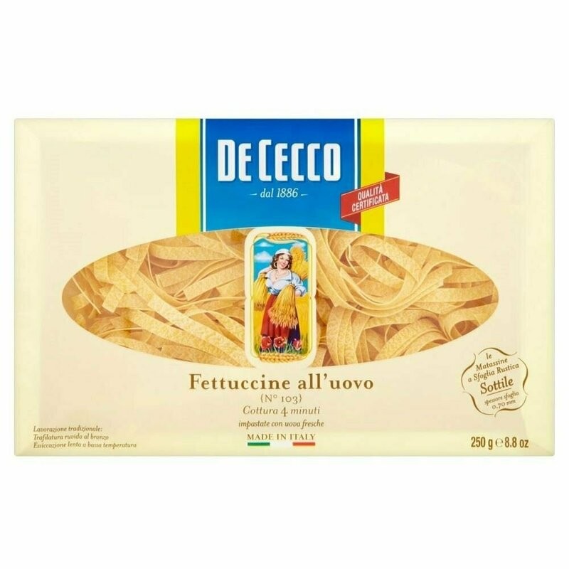 De Cecco - Paste cu Ou Fettuccine Matassine 250g