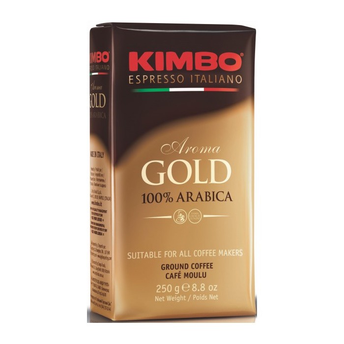 Kimbo - Cafea Aroma Gold 100% Arabica 250g