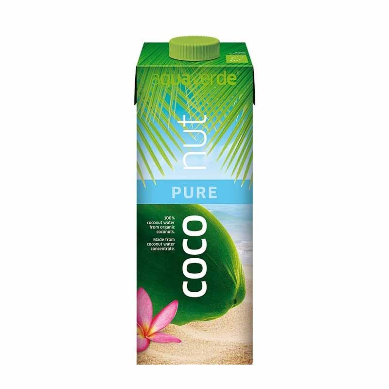 Aqua Verde - Eco Apa de Cocos 100% 1 L