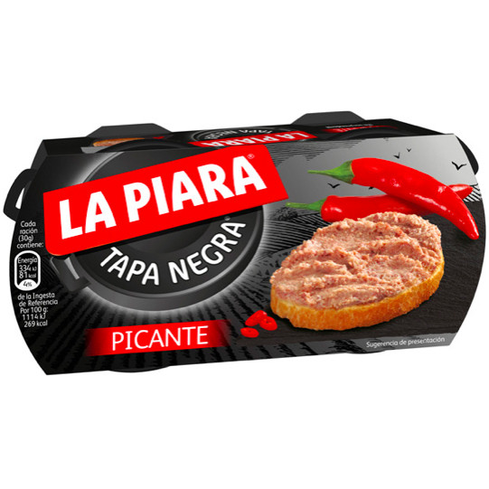 Pate Picant de Porc La Piara - 2x73 g