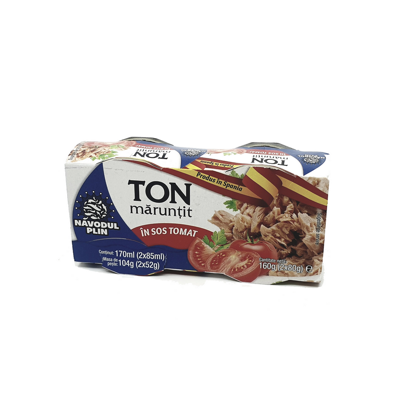 Ton Maruntit in Sos Tomat, Navodul, 2 x 80 g, 160 g