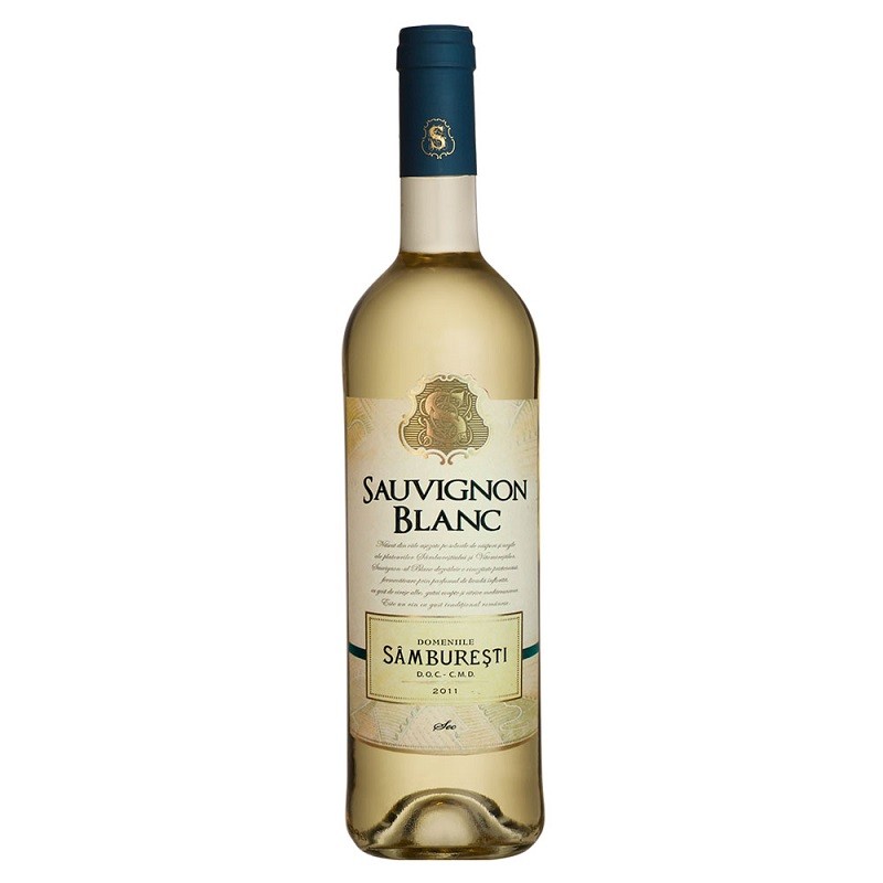 Vin Alb Domeniile Samburesti Sauvignon Blanc, Sec, 0.75 l