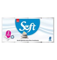 Hartie Igienica Sano Soft 3 Straturi, 8 Bucati