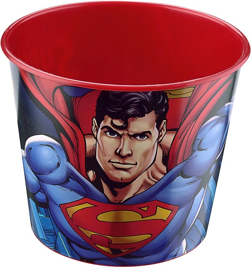 Cutie din Plastic, pentru popcorn, snacks, 17 x 17 x 14 cm, 2.1 l, Tuffex TP521, SUPERMAN