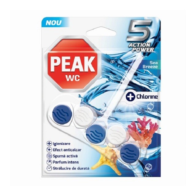 Odorizant Wc Peak 5 Action Breeze & Clorine 50 g