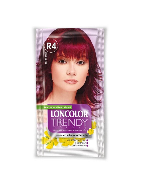 Vopsea de Par Loncolor Trendy Colors Colors R4 Rosu Funky