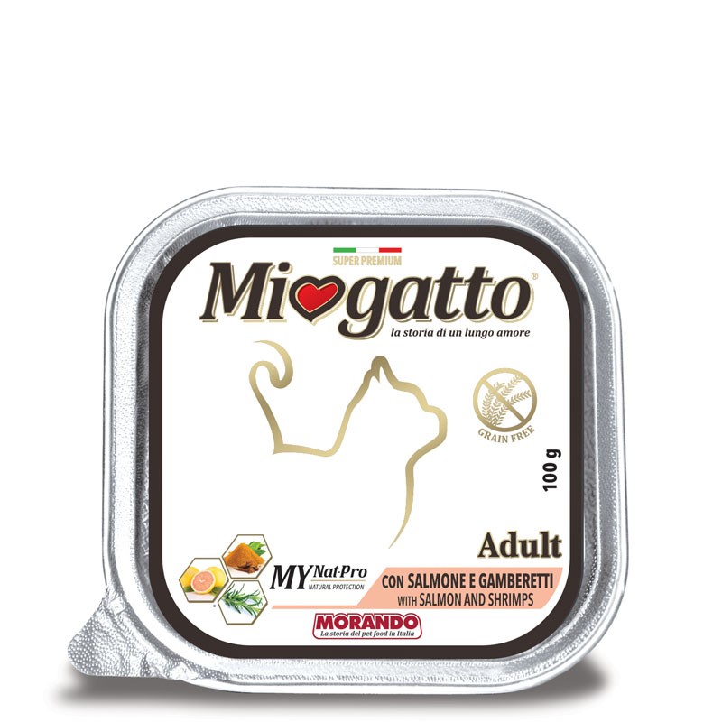 Hrana Umeda Super Premium Pisici, Adult, Miogatto, Somon si Creveti, 100 g