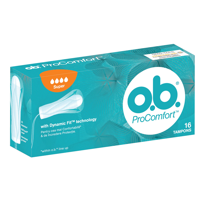 Tampoane OB Procomfort Super, 16 Bucati