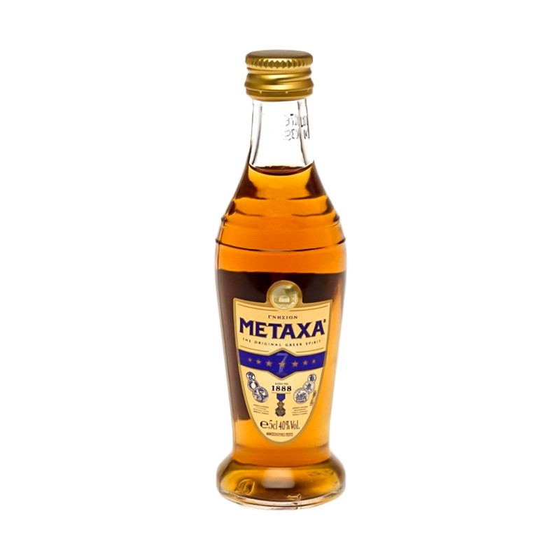 Brandy Metaxa 7* 40% Alcool, 50 ml